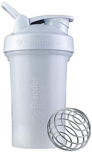 BlenderBottle Classic V2 Shaker Bottle Perfect for Protein Shakes and Pre Workout, 20-Ounce, Black