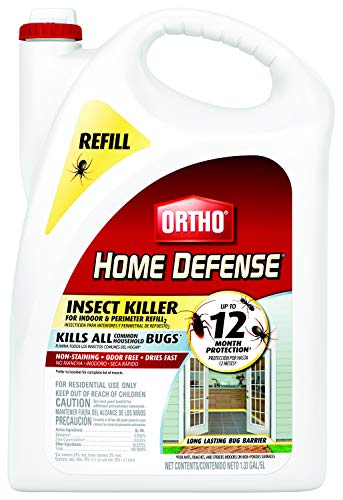 Ortho Home Defense Insect Killer for Indoor & Perimeter2 Ready-To-Use - With Trigger Sprayer, Long-Lasting Control, Kills Ants, Cockroaches, Spiders, Fleas & Ticks, Non-Staining, Odor Free, 1 gal.