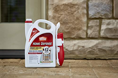 Ortho Home Defense Insect Killer for Indoor & Perimeter2 Ready-To-Use - With Trigger Sprayer, Long-Lasting Control, Kills Ants, Cockroaches, Spiders, Fleas & Ticks, Non-Staining, Odor Free, 1 gal.