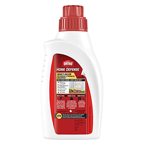 Ortho Home Defense Insect Killer for Indoor & Perimeter2 Ready-To-Use - With Trigger Sprayer, Long-Lasting Control, Kills Ants, Cockroaches, Spiders, Fleas & Ticks, Non-Staining, Odor Free, 1 gal.