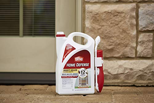 Ortho Home Defense Insect Killer for Indoor & Perimeter2 Ready-To-Use - With Trigger Sprayer, Long-Lasting Control, Kills Ants, Cockroaches, Spiders, Fleas & Ticks, Non-Staining, Odor Free, 1 gal.