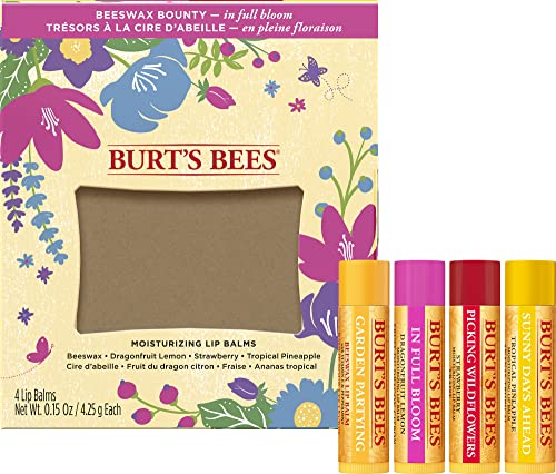 Burt's Bees Gift Set, 5 Essential Prodcuts, Deep Cleansing Cream, Hand Salve, Body Lotion, Foot Cream & Lip Balm, Travel Size