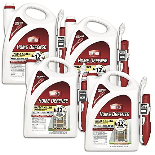 Ortho Home Defense Insect Killer for Indoor & Perimeter2 Ready-To-Use - With Trigger Sprayer, Long-Lasting Control, Kills Ants, Cockroaches, Spiders, Fleas & Ticks, Non-Staining, Odor Free, 1 gal.