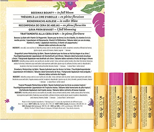 Burt's Bees Gift Set, 5 Essential Prodcuts, Deep Cleansing Cream, Hand Salve, Body Lotion, Foot Cream & Lip Balm, Travel Size