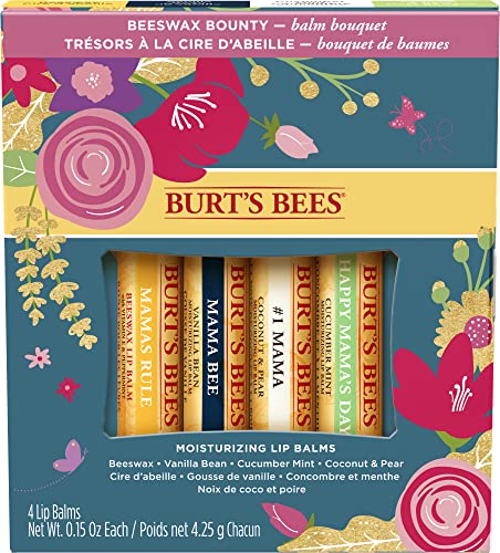 Burt's Bees Gift Set, 5 Essential Prodcuts, Deep Cleansing Cream, Hand Salve, Body Lotion, Foot Cream & Lip Balm, Travel Size