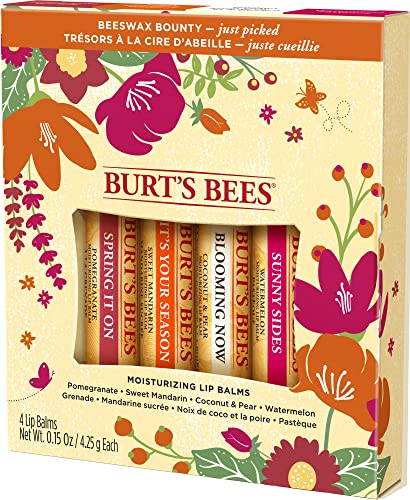 Burt's Bees Gift Set, 5 Essential Prodcuts, Deep Cleansing Cream, Hand Salve, Body Lotion, Foot Cream & Lip Balm, Travel Size