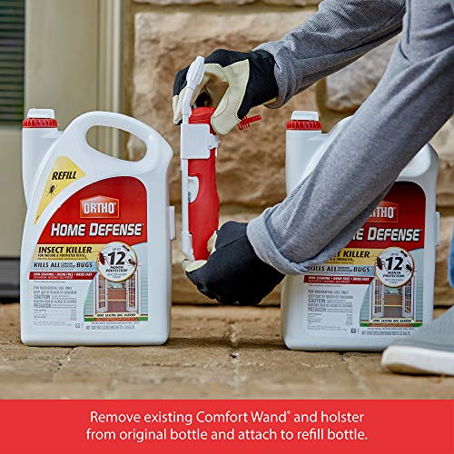 Ortho Home Defense Insect Killer for Indoor & Perimeter2 Ready-To-Use - With Trigger Sprayer, Long-Lasting Control, Kills Ants, Cockroaches, Spiders, Fleas & Ticks, Non-Staining, Odor Free, 1 gal.